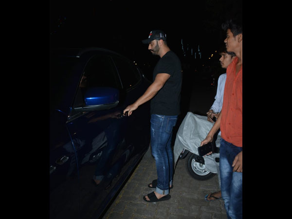 Arjun Walks Towards His Car