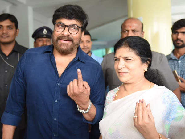 Chiranjeevi Casts His Vote