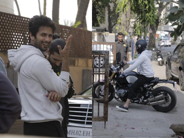 Shahid Takes A BMW Bike For A Spin!