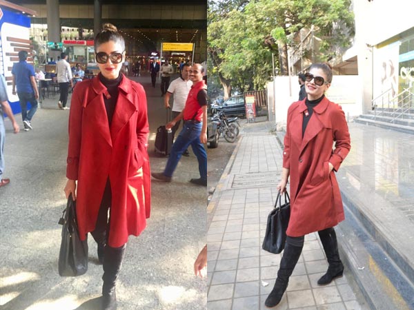 Raveena Tandon In Chic Winterwear