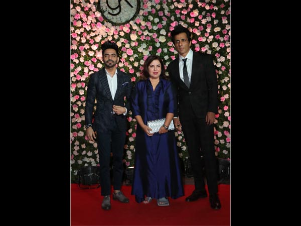 Farah, Aparshakti & Sonu Sood