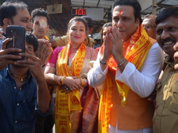 Govinda Visits Siddhivinayak Temple On The Occasion Of His Birthday