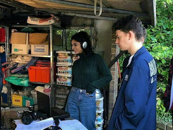 Suhana Khan Watches Her Scenes