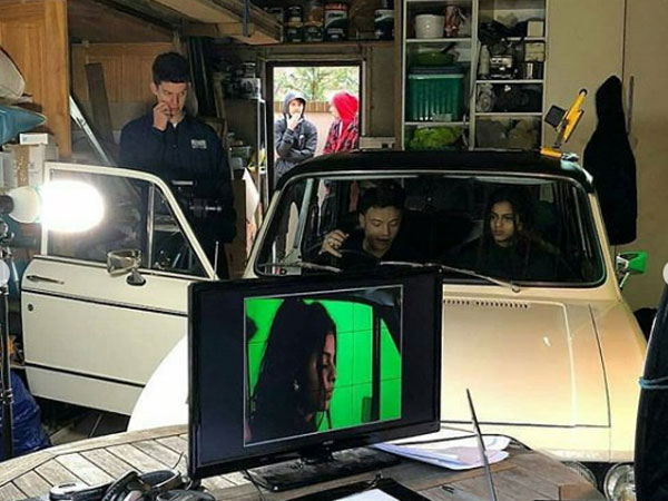 Suhana Khan On The Sets