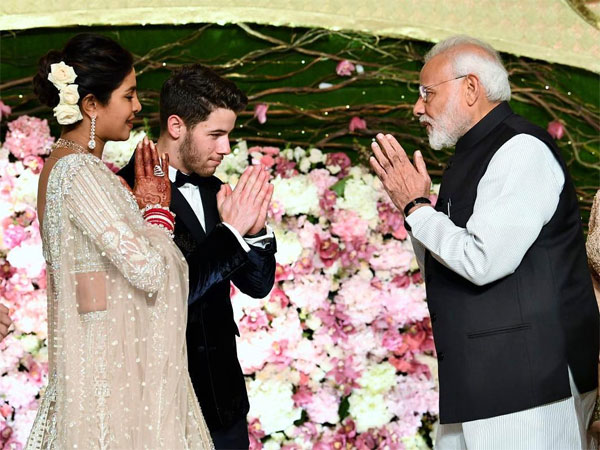 Narendra Modi Prime Minister India Nick Jonas Priyanka Chopra Wedding Reception Delhi Narendra Modi Prime Minister India Nick Jonas Priyanka Chopra Wedding Reception Delhi