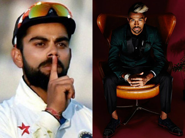 Even Indian Skipper Virat Kohli Didn't Support Hardik Pandya's Comments