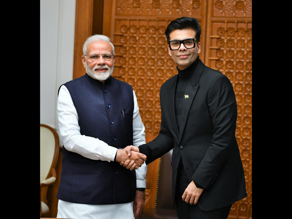 Karan Johar & PM Modi Shake Hands