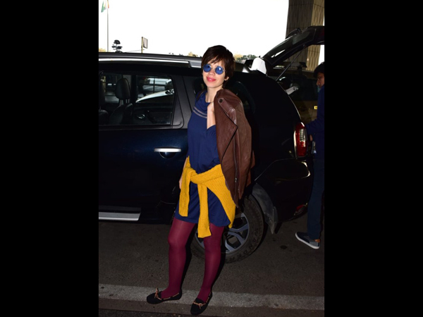 Kalki Goes Quirky For Her Airport Look