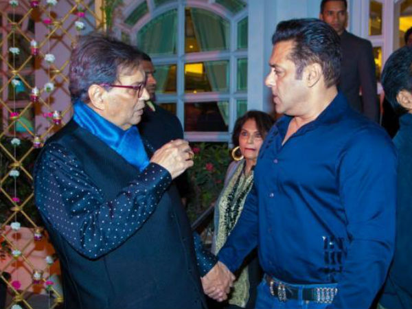 Salman With Subhash Ghai