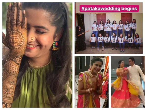 Palak Look Super-Excited At Her Pre-wedding Ceremonies
