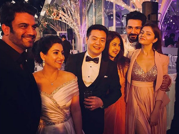 Rubina With Newly-weds & Friends