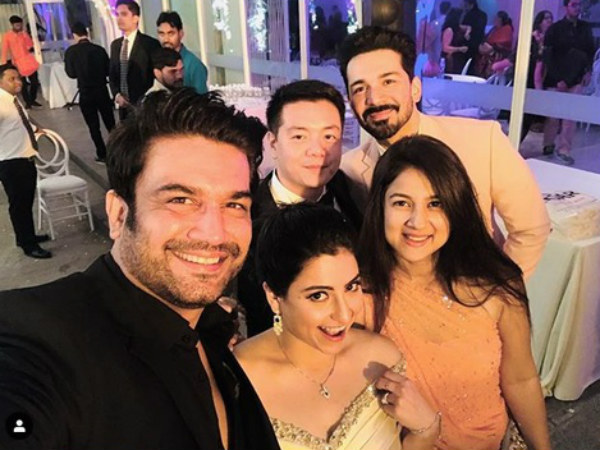 Sharad Congratulates The Newly-weds