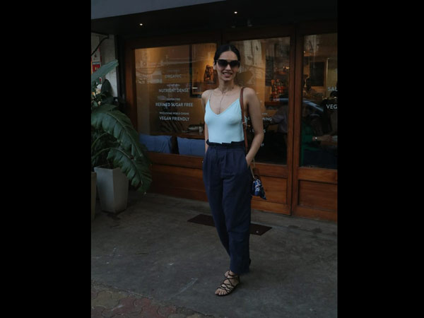 Manushi Chillar Spotted At A Cafe