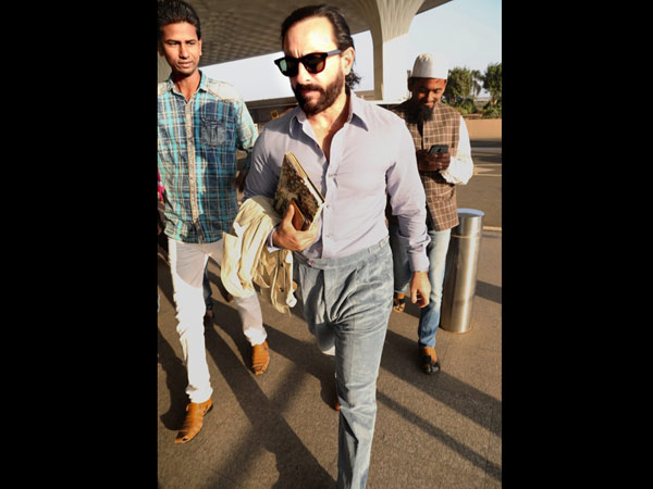 Saif's Classy Airport Look