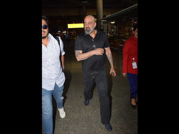Sanjay Dutt Also Spotted At The Airport