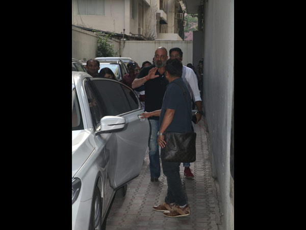 Sanjay Dutt Spotted After A Meeting