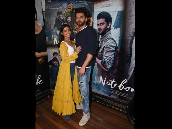 Pranutan & Zaheer Promote Notebook