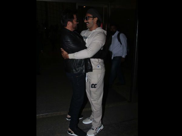 Ranveer & Anil Bump Into Each Other At Airport