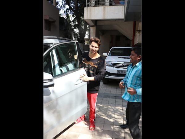 Varun Dhawan At His Dad David Dhawan's Office