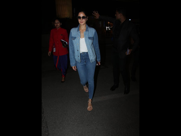 Katrina In An All Denim Look
