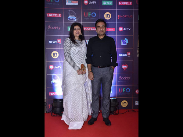 Pankaj Tripathi And His Wife Mridula Tripathi