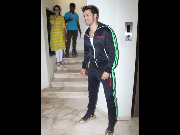 Varun Dhawan At A Screening