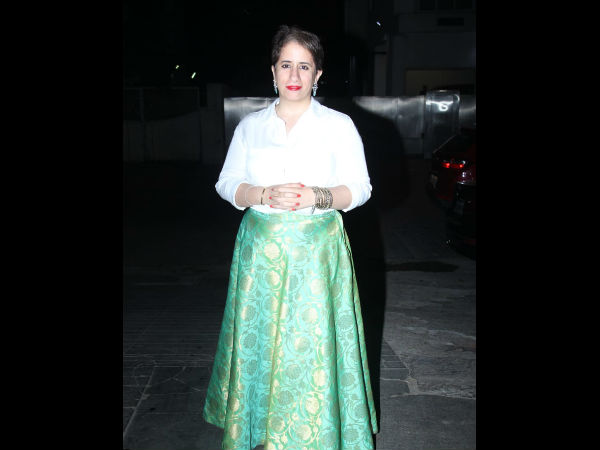 Guneet Monga Smiles For Cameras