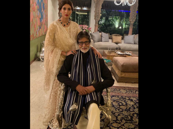 Shweta Bachchan & Amitabh Bachchan