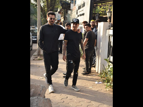 Anil Kapoor Snapped With Hakim Aalim