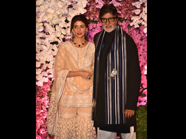 Amitabh Bachchan With Shweta Nanda