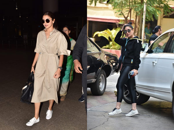 Actress Anushka Sharma spotted with a luxury bag at the airport