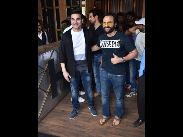 Saif And Arbaaz At A Photo Shoot