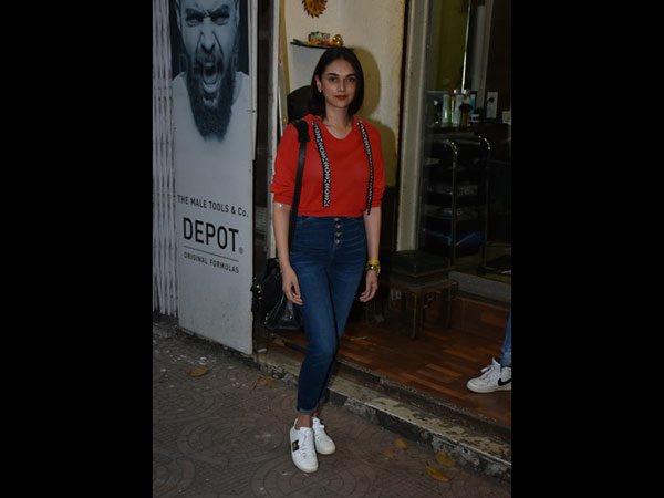 Aditi Snapped After Salon Session