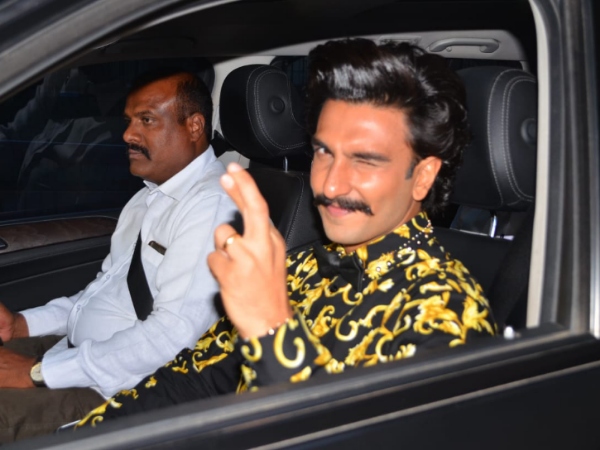 Ranveer Singh On His Way To The Filmfare Awards 2019