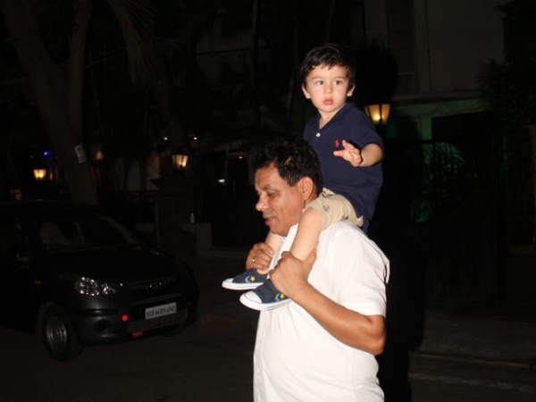 Tim Tim Enjoying An Evening Piggy Back Ride