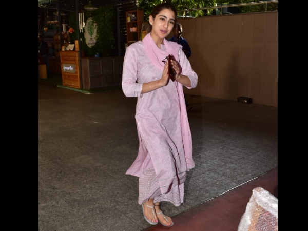 Sara Ali Khan's Pretty Airport Look