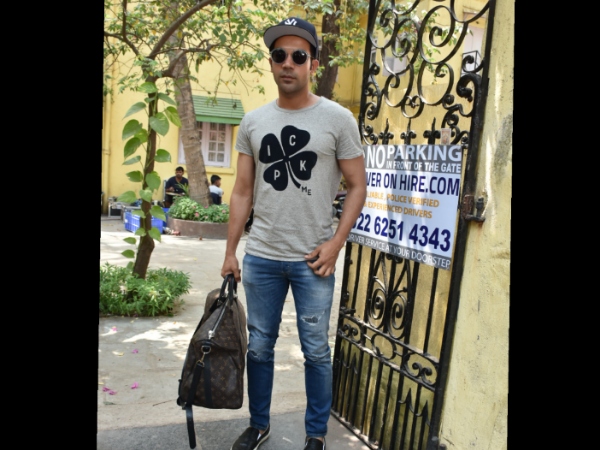 Rajkummar Rao On A Film Set