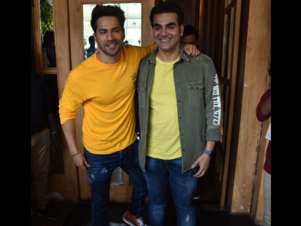 Varun Dhawan Shoots For An Episode Of Quick Heal Pinch
