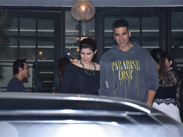 Akshay & Twinkle On A Dinner Date