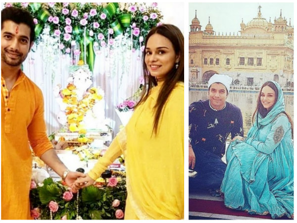 After Announcing Marriage Ssharad Malhotra & Ripci Share Pictures; Couple Seeks Gods Blessings! After Announcing Marriage Ssharad Malhotra & Ripci Share Pictures; Couple Seeks Gods Blessings!
