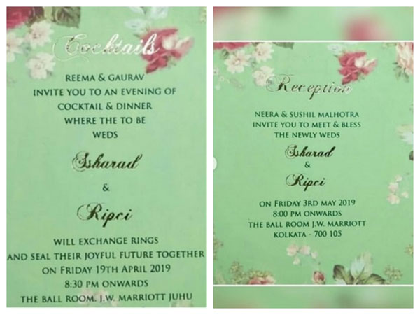 Ssharad’s Wedding On April 20