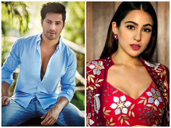 Varun Dhawan Sara Ali Khan Varun Dhawan Sara Ali Khan