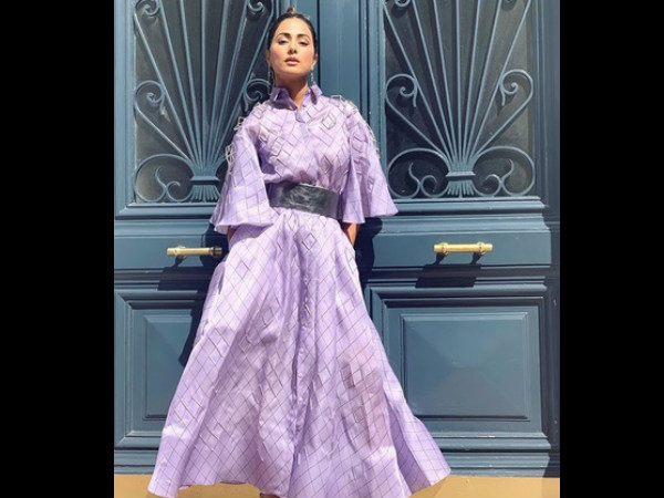 Day 3: The Actress Looked Stunning In Lavender Dress