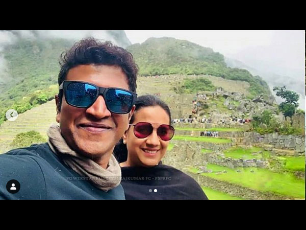 Puneeth & Wife Share The Frame