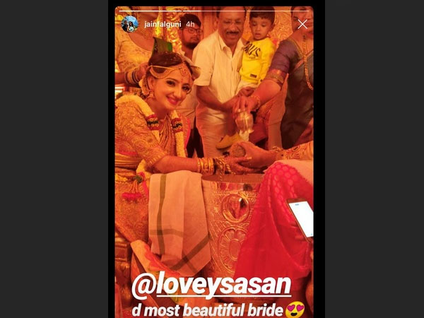 Lovey Looks Beautiful As South Indian Bride