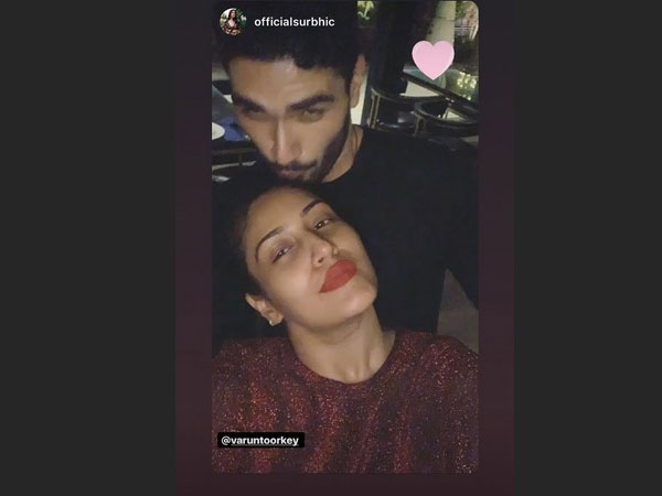 Varun With Surbhi Chandna