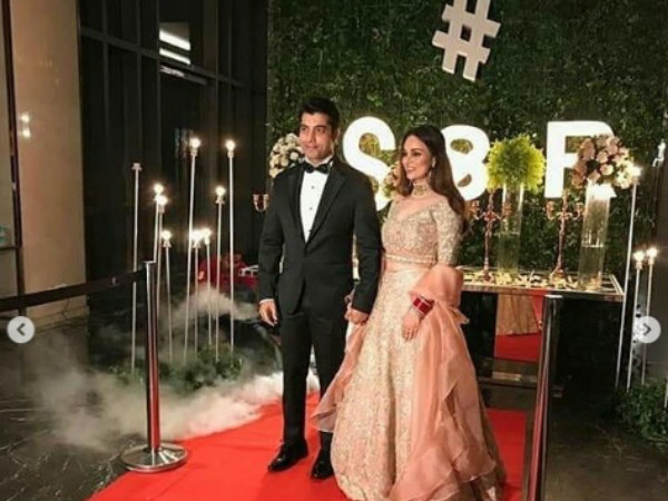 The Reception Was Held At 5-star Plush Hotel