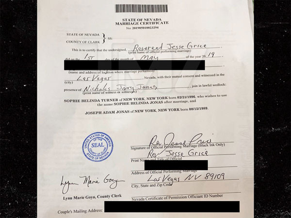 The Marriage License