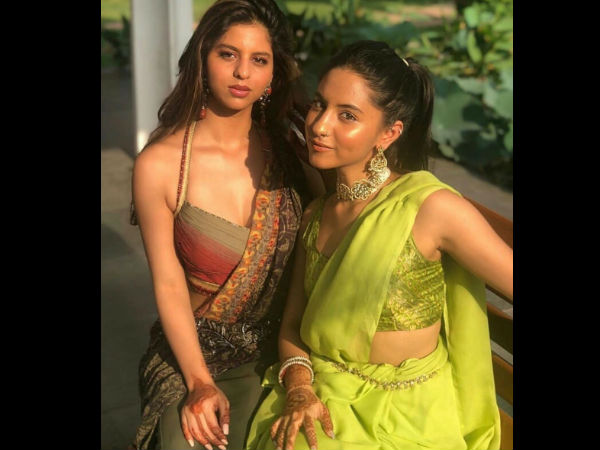 Suhana With Her Cousin