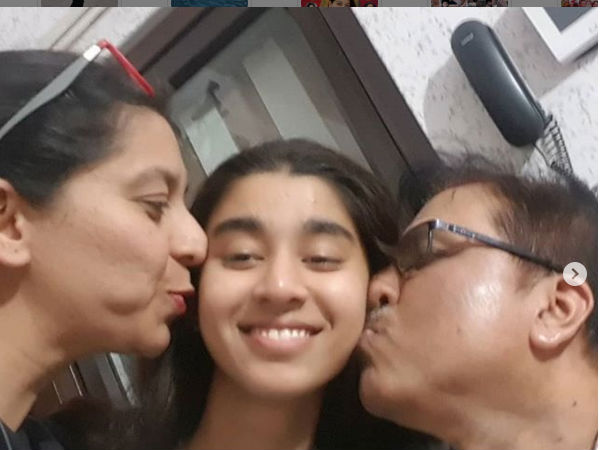 Sudharani Celebrates Daughters Class 12 Results Sudharani Celebrates Daughters Class 12 Results